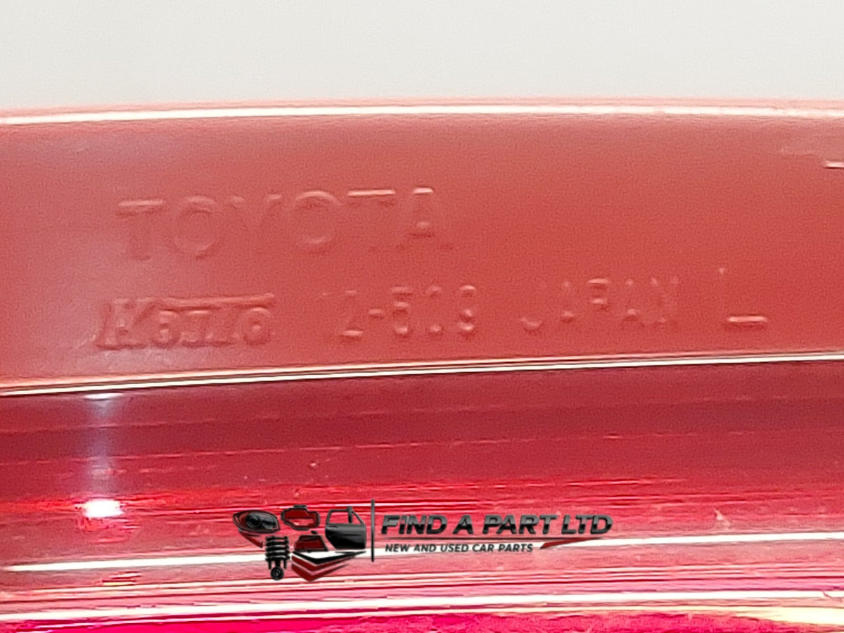 Nov 2009 to Sep 2012 - Toyota Corolla ZRE152R Hatchback - Left Taillight - Lens# 12549