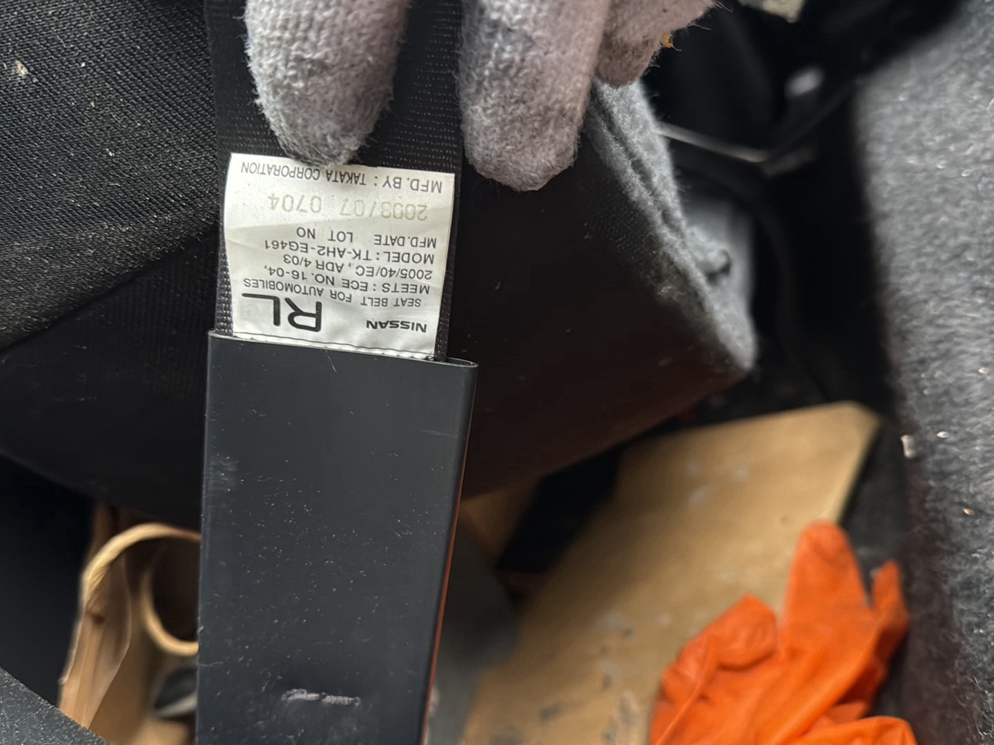 2007-2013 Nissan X-Trail T31- Left Front Seat Belt PN: