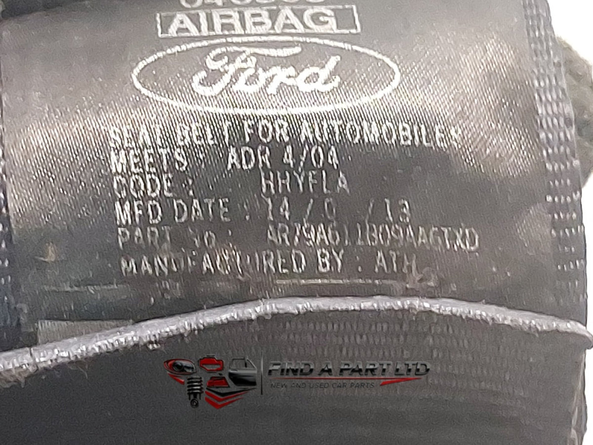 2013 Ford Territory SZ - Left Front Seat Belt PN: 9R79A611B09AA6TXD