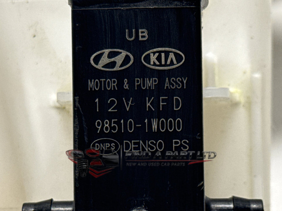 2014 Kia Rio JB - Washer Bottle PN: 98610-1W000, 98510-1W000