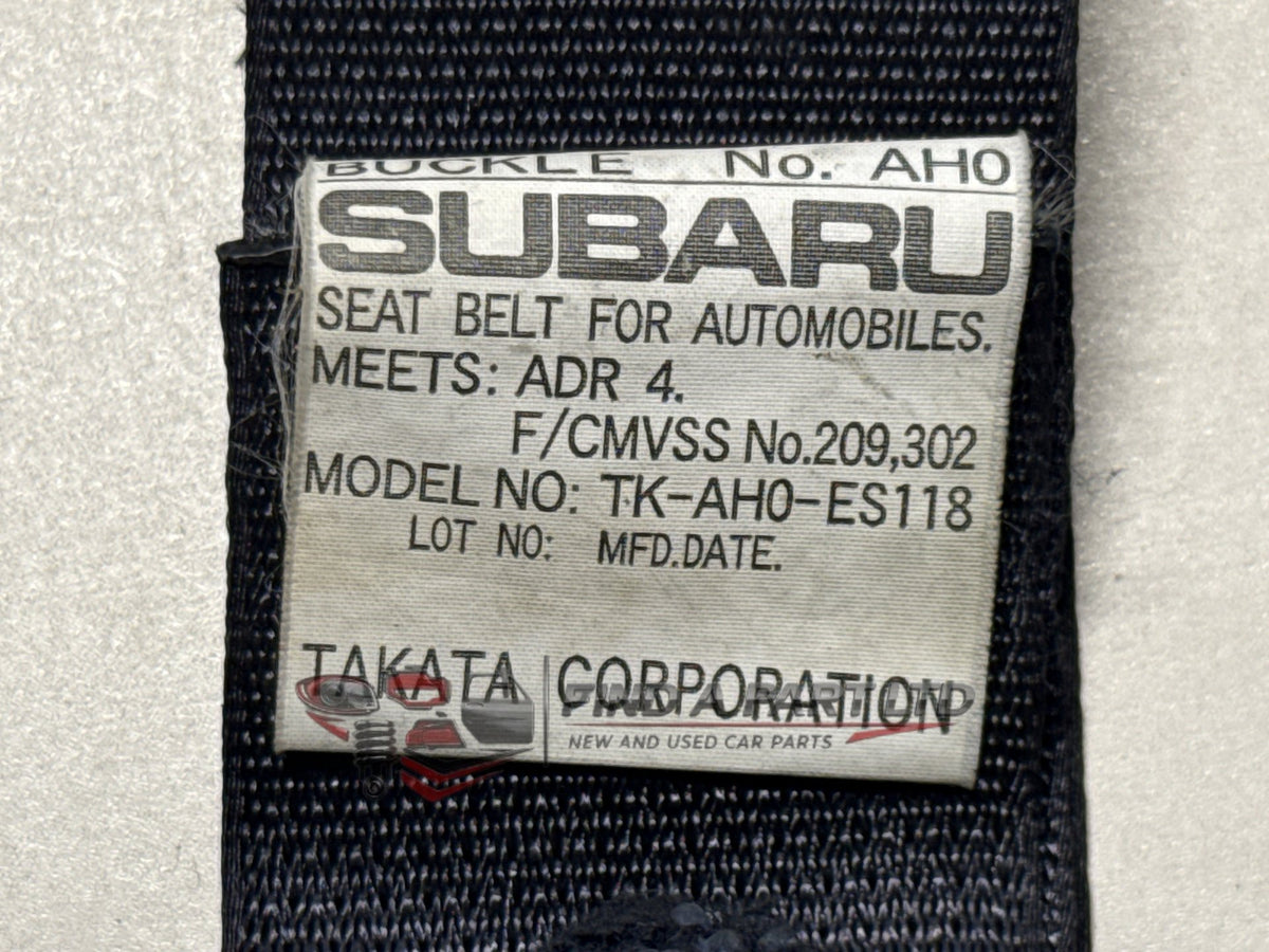 2008 Subaru Impreza GH - Right Rear Seat Belt PN: TK-AH0-ES118