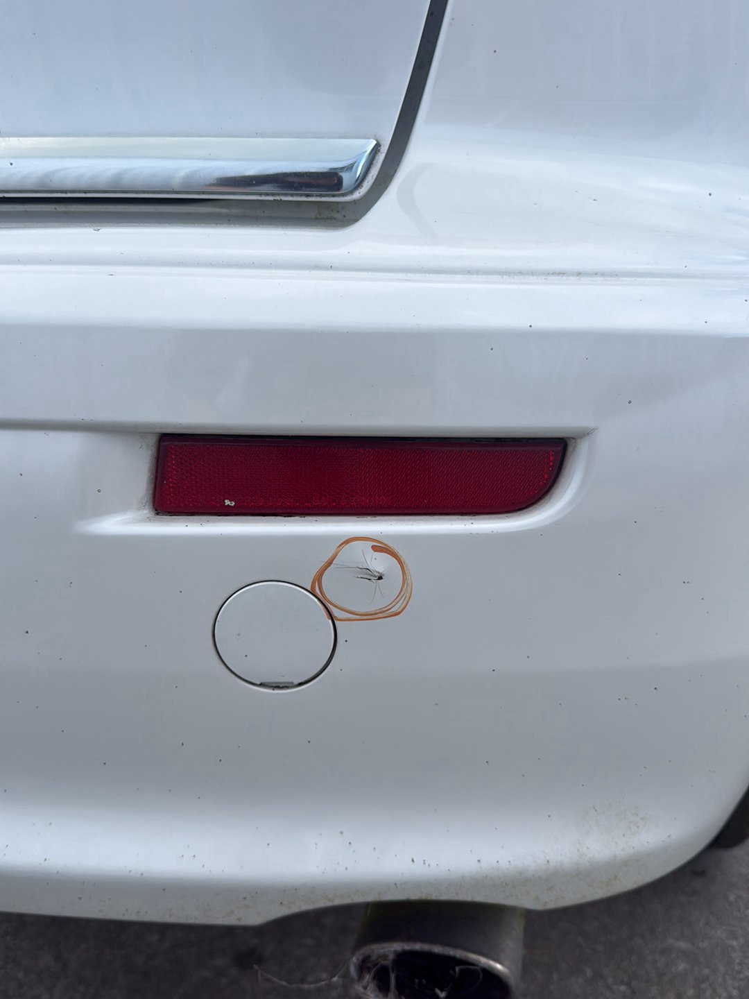 2004-2012 Mitsubishi Galant DJ CY4A - Right Rear Bumper Reflector PN: