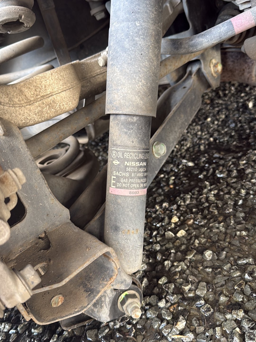2007-2013 Nissan X-Trail T31- Left Rear Shock Absorber PN: