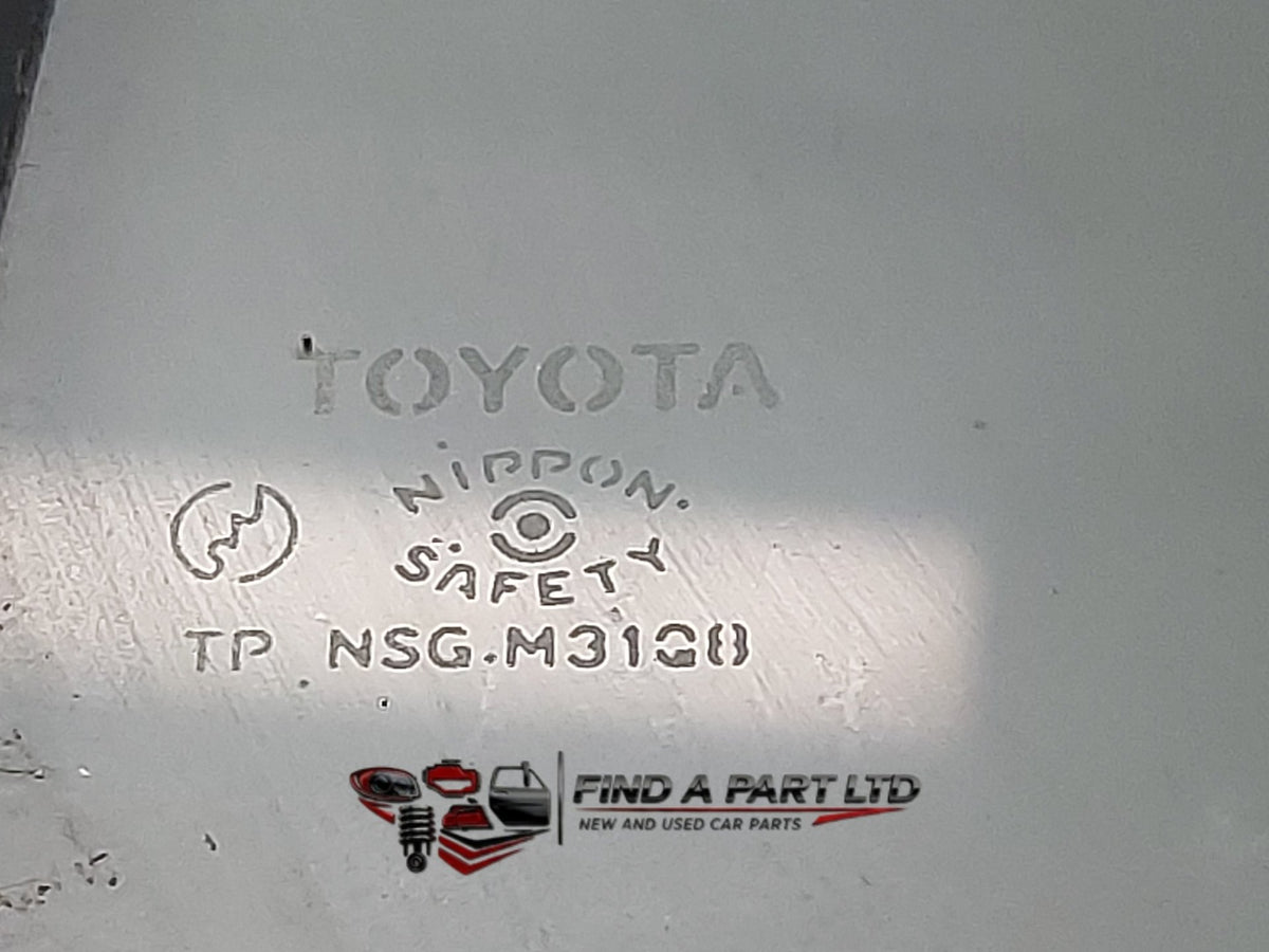 2002 Toyota Vitz P10 - Right Rear Quarter Door Glass PN: NSG.M31G8