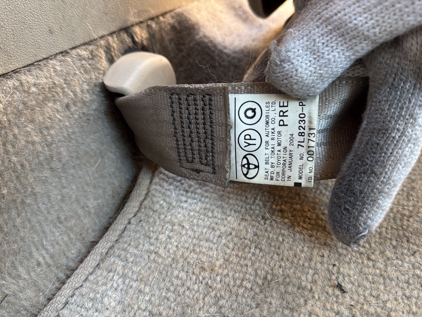 2004-2009 Toyota Prius- Left Front Seat Belt PN: