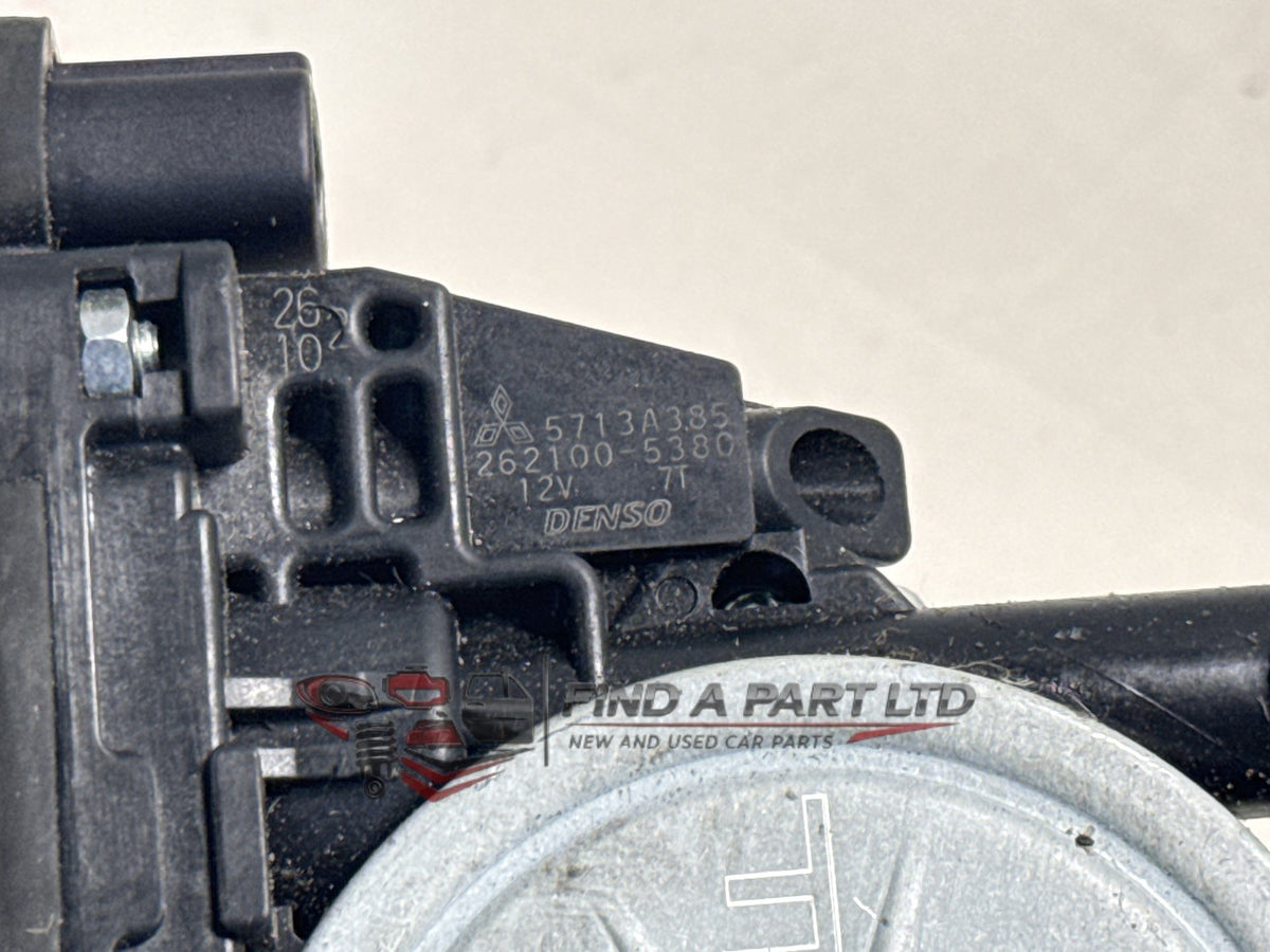 2016 Mitsubishi Outlander GF*W - Left Front Window Regulator/Motor PN: 262100-5380