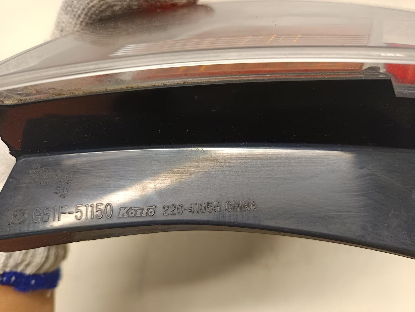 Feb 2008 to Feb 2010- Mazda Mazda6 GH Sedan Hatchback- Left Taillight- Red Insert Type