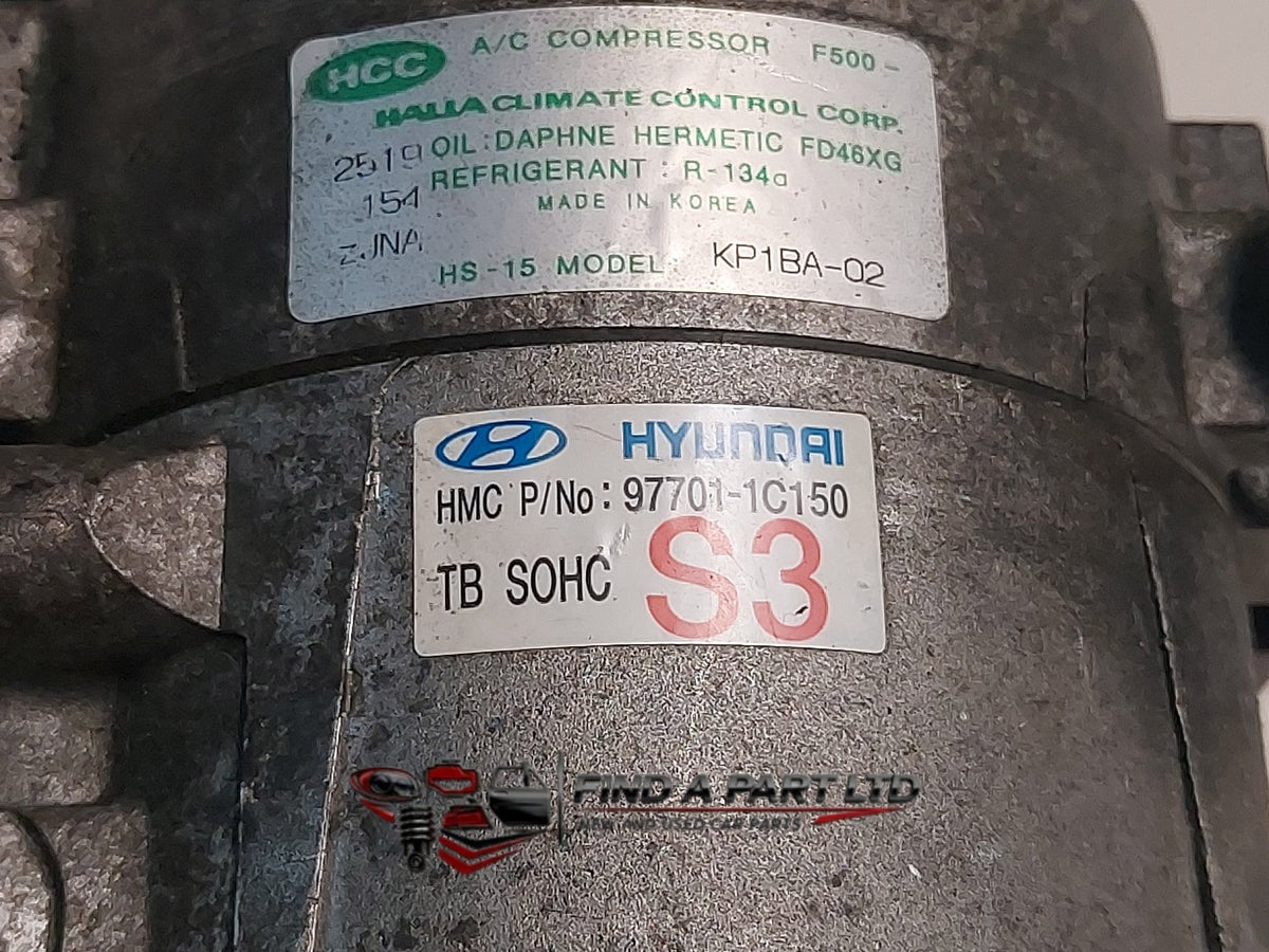 2002-2011 Hyundai Getz - A/C Compressor