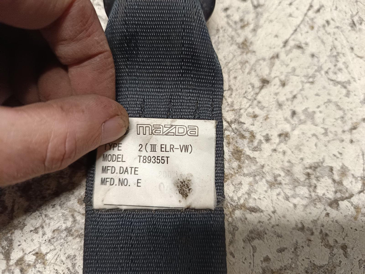 2007 Mazda Premacy CR - Left Rear 2nd Row Seat Belt PN: T89355T