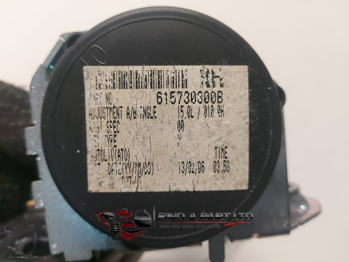 2013 Ford Territory SZ - Right Rear Seat Belt PN: 9R79A611B68AA6TXD