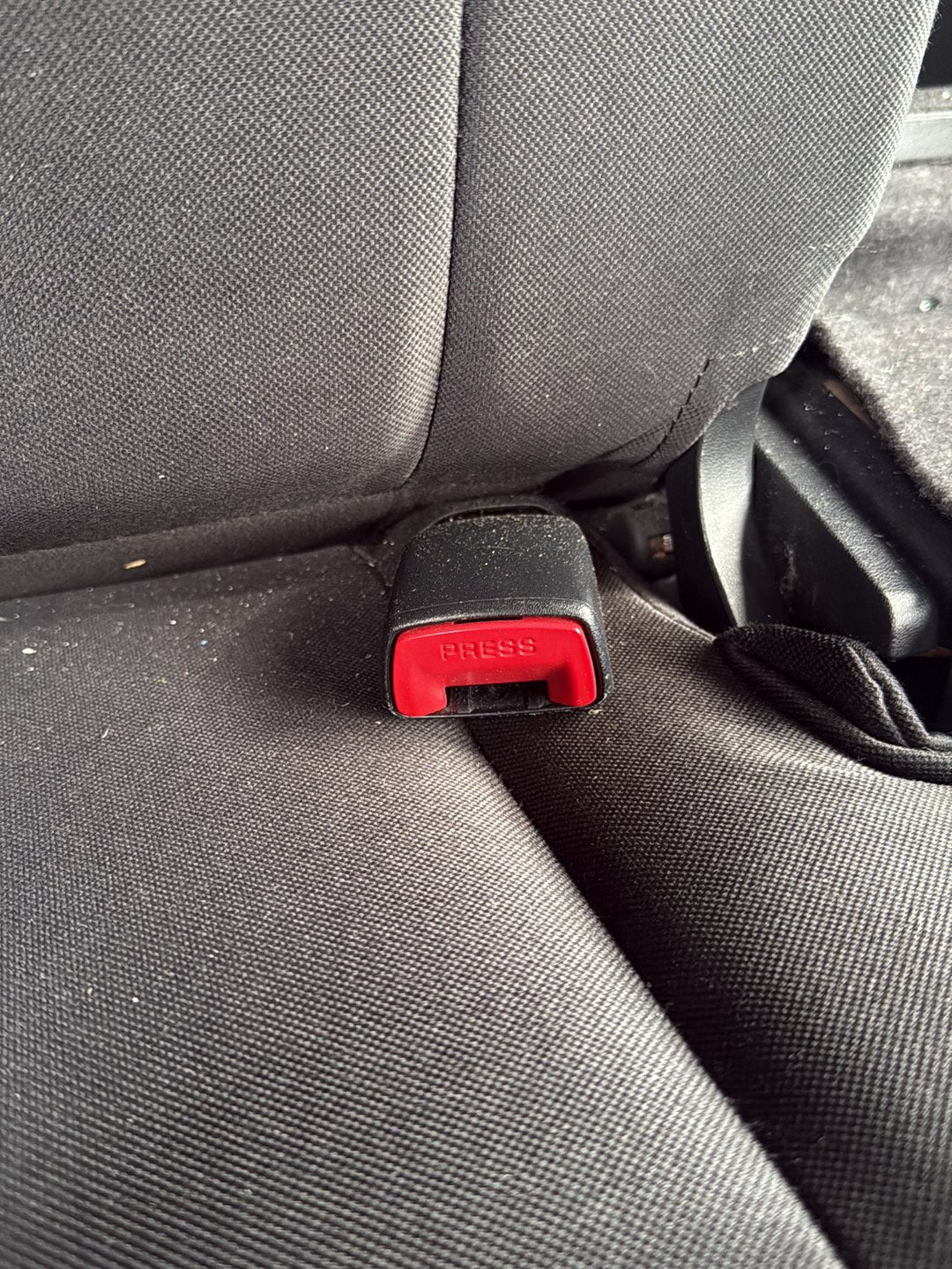 2009-2017 Toyota Wish ZGE20 - Right Rear Third Row Seat Belt Stalk PN: