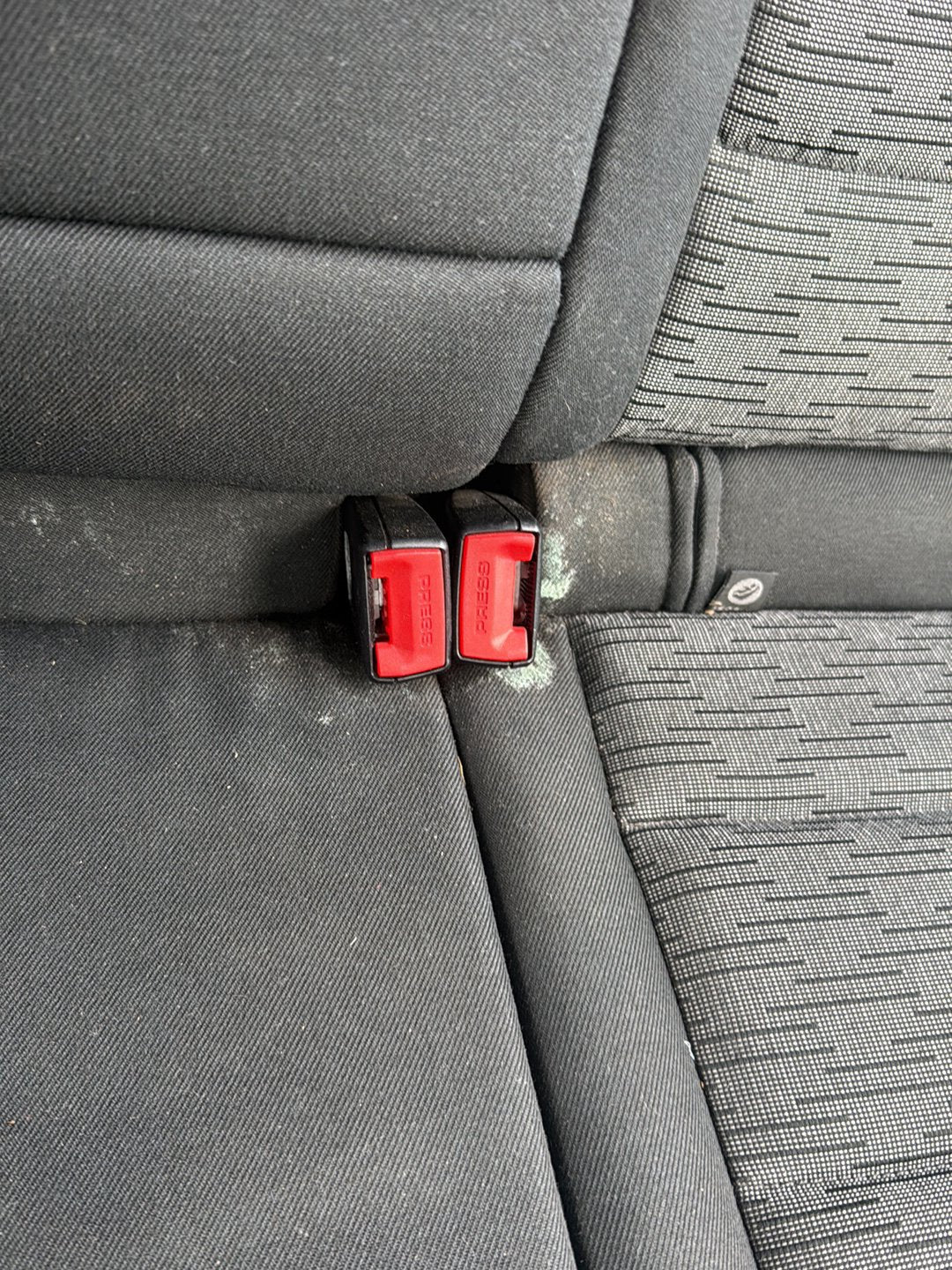 2012-2020 Skoda Octavia 5E - Left Rear Seat Belt Stalk PN: