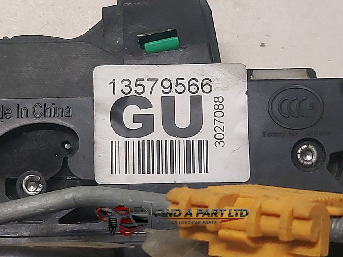 2015 Holden Cruze JH - Right Rear Lock Mechanism PN: 13579566