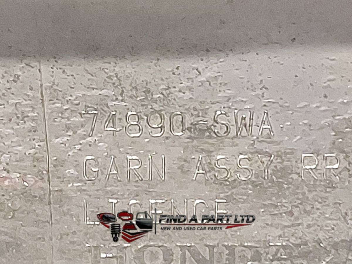 2007 Honda CR-V RE4 - Rear Garnish PN: 74890 SWA