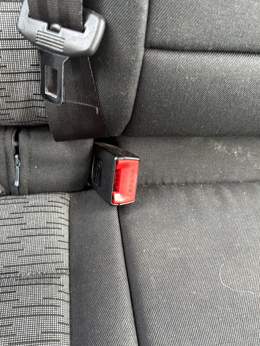 2012-2020 Skoda Octavia 5E - Right Rear Seat Belt Stalk PN: