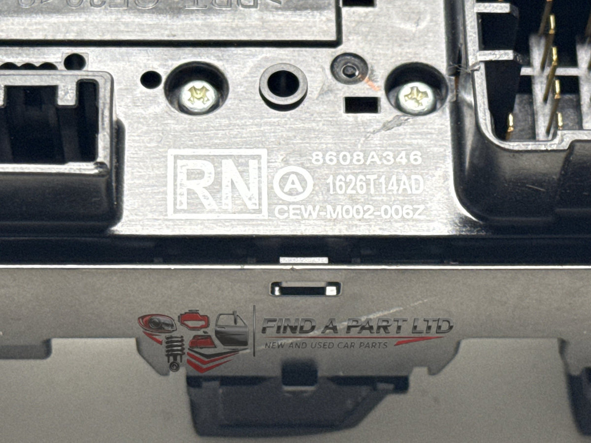 2016 Mitsubishi Outlander GF*W - Master Power Window Switch PN: 8608A346