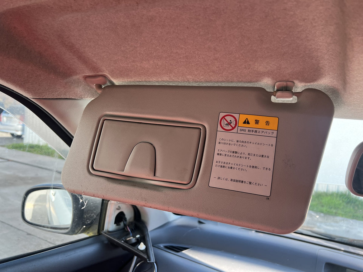 2006 Suzuki Swift ZC31S - Left Sun Visor PN: