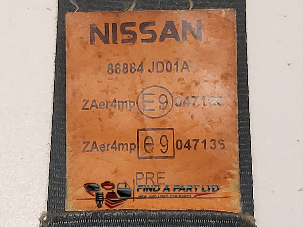 2008 Nissan Dualis J10 - Right Front Seat Belt PN: 86884 JD01A
