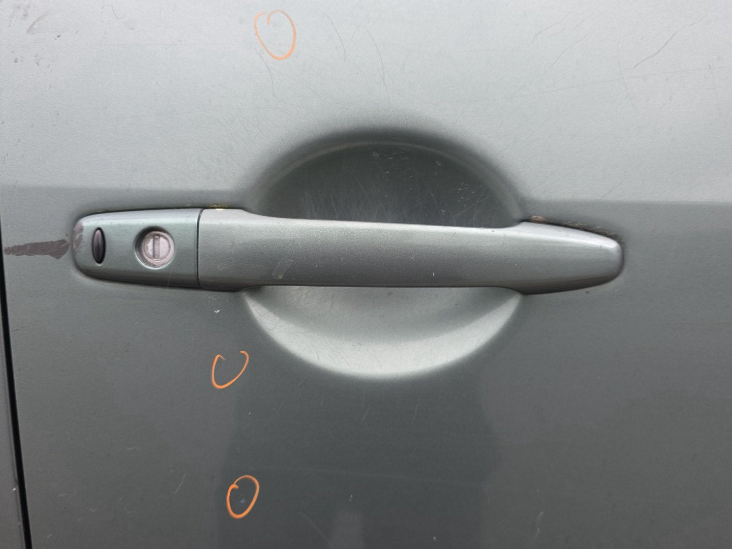 2007 Mitsubishi Delica CV5W - Right Rear Exterior Door Handle PN: