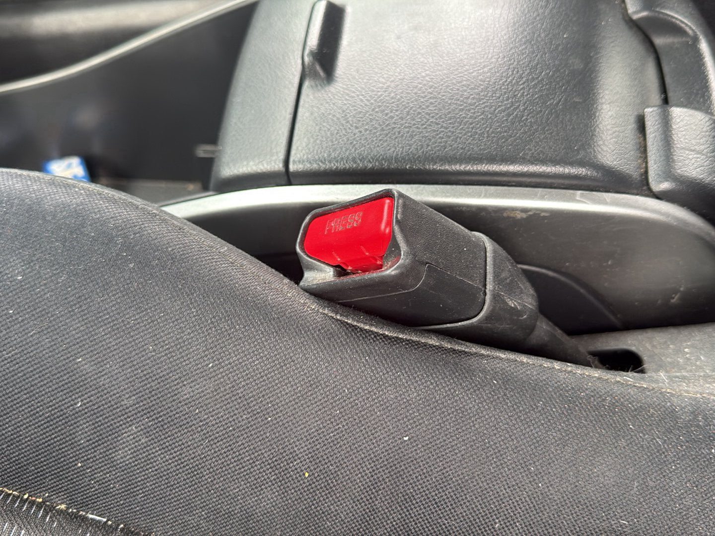 2009-2017 Toyota Wish ZGE20 - Left Front Seat Belt Stalk PN: