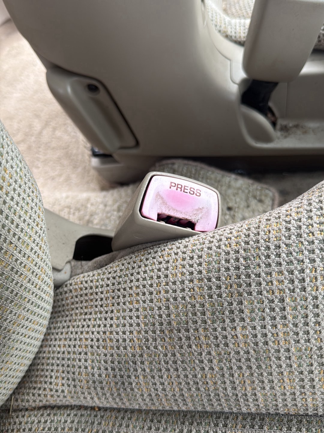 2003-2011 Toyota Raum Z20 NCZ20 - Right Front Seat Belt Stalk PN: