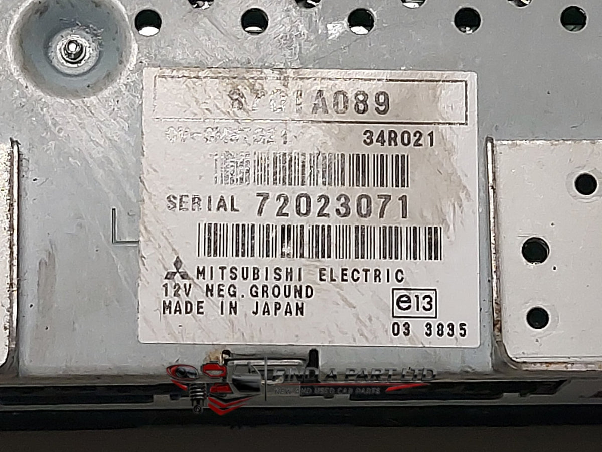 2010 Mitsubishi Outlander CW*W - Radio Module PN: 8701A089