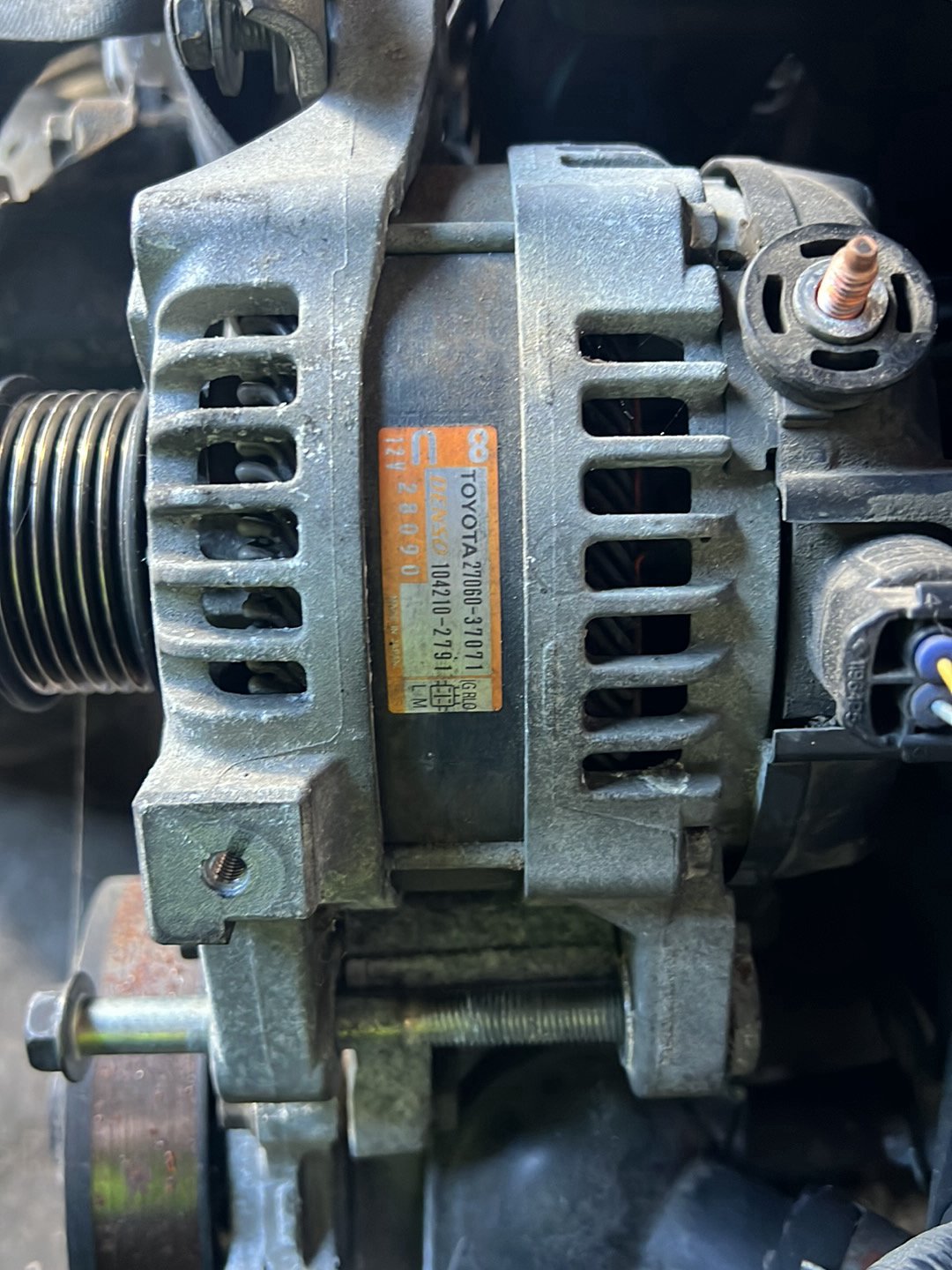 2009 Toyota Wish- Alternator PN: