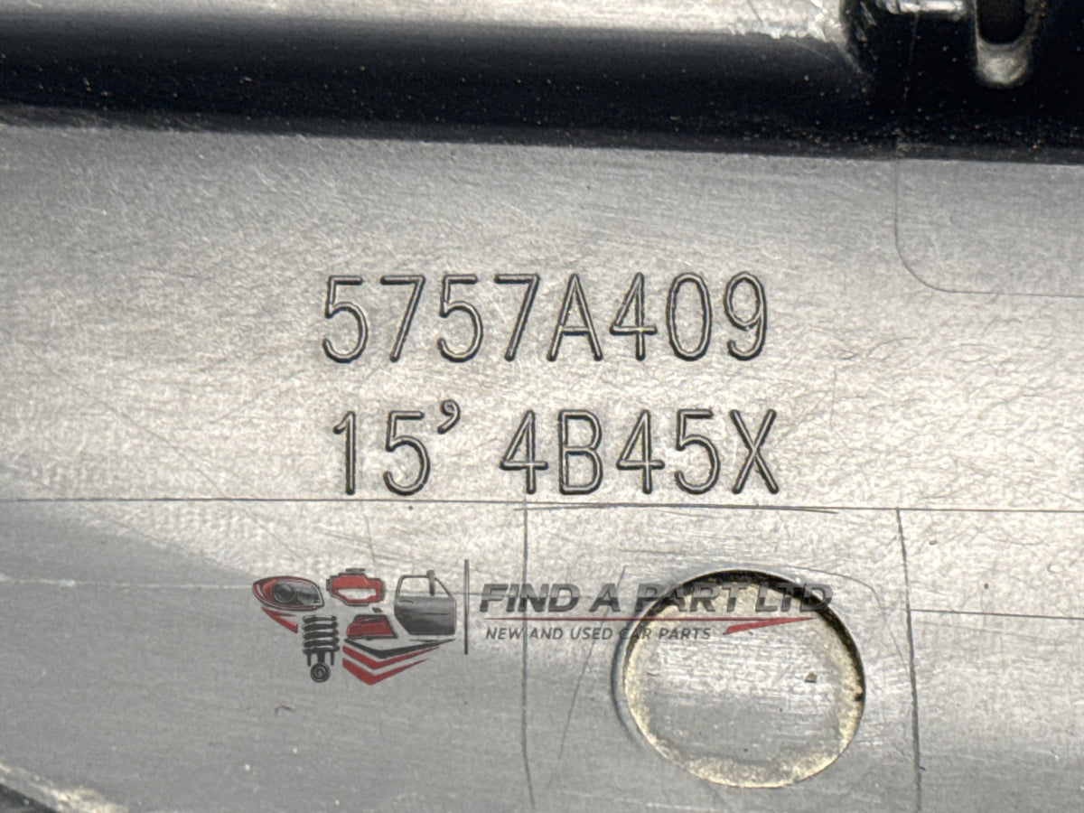 2016 Mitsubishi Outlander GF*W - Left Rear Lower Door Moulding PN: 5757A409
