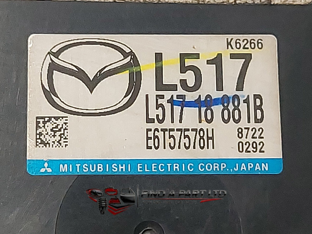2009 Mazda Atenza GH - ECU PN: L517 18 881B, E6T57578H