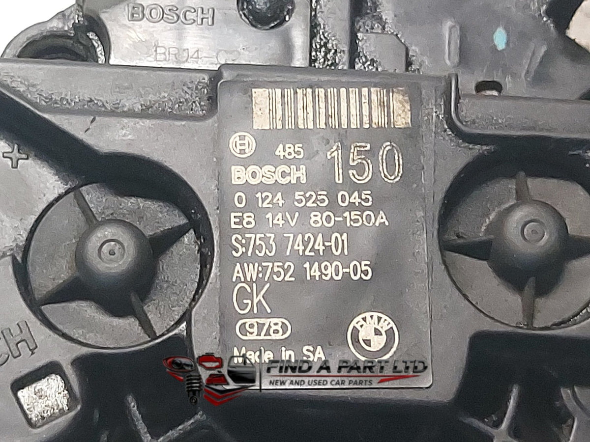 2004 BMW 316i E46 - Alternator PN: 0 124 525 045