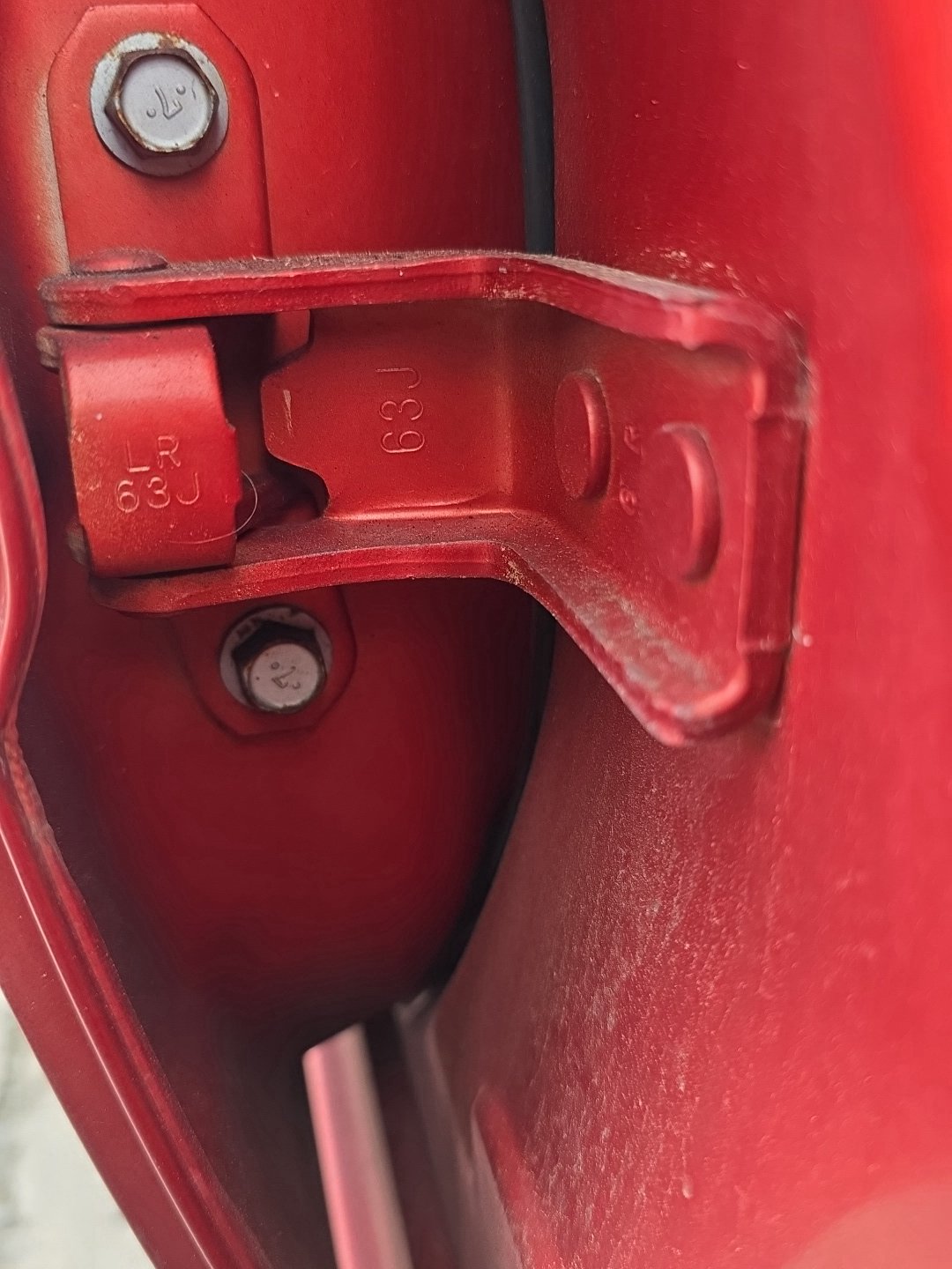 2006-2012 Suzuki SX4 YA11S - Right Rear Door Hinge PN: