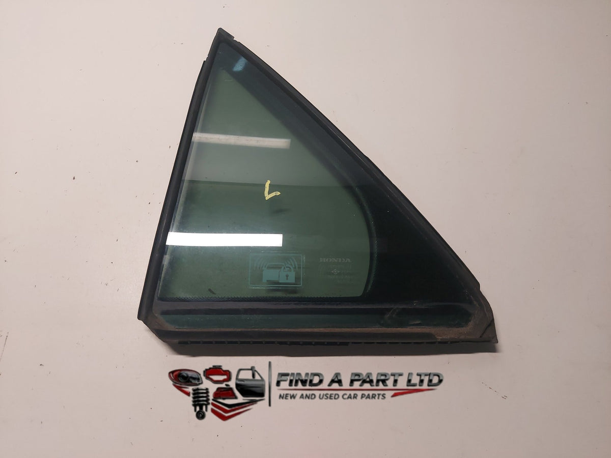 2006 Honda Inspire UC - Left Rear Quarter Door Glass PN: