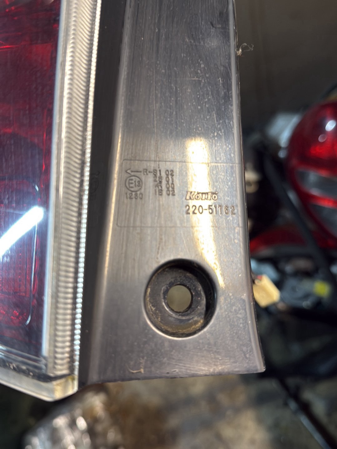 2004-2010 Toyota Passo- Left Taillight PN: 22051762