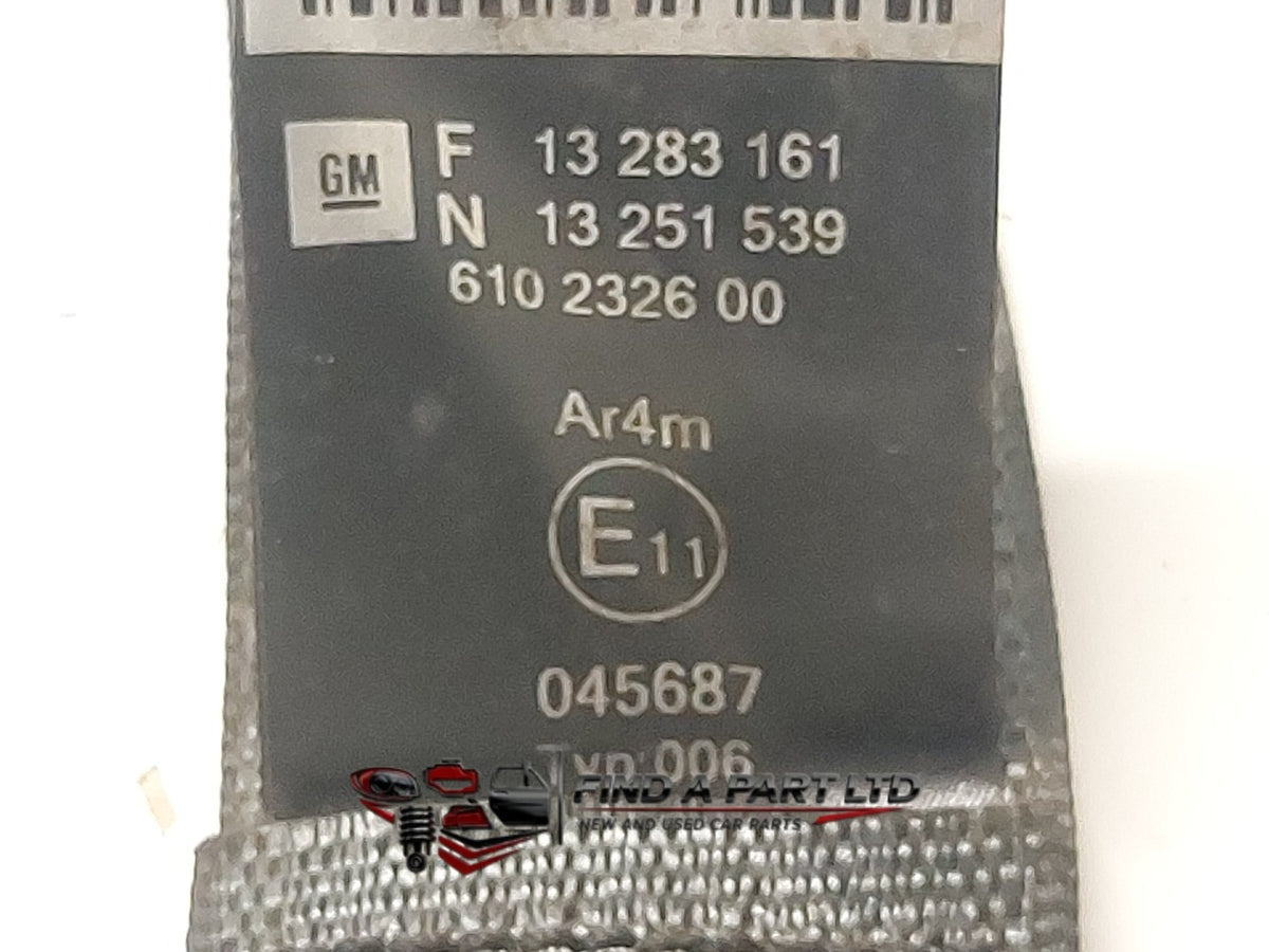 2011 Holden Cruze JH - Left Rear Seat Belt PN: 68-830-9590