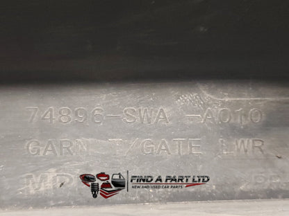 2007 Honda CR-V RE4 - Rear Lower Garnish PN: 74896-SWA-A010