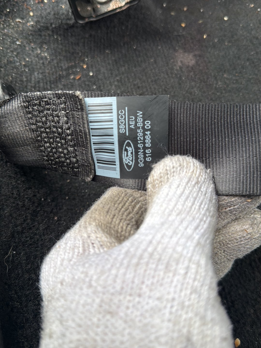 2007-2014 Ford Mondeo MK4 - Left Front Seat Belt PN: