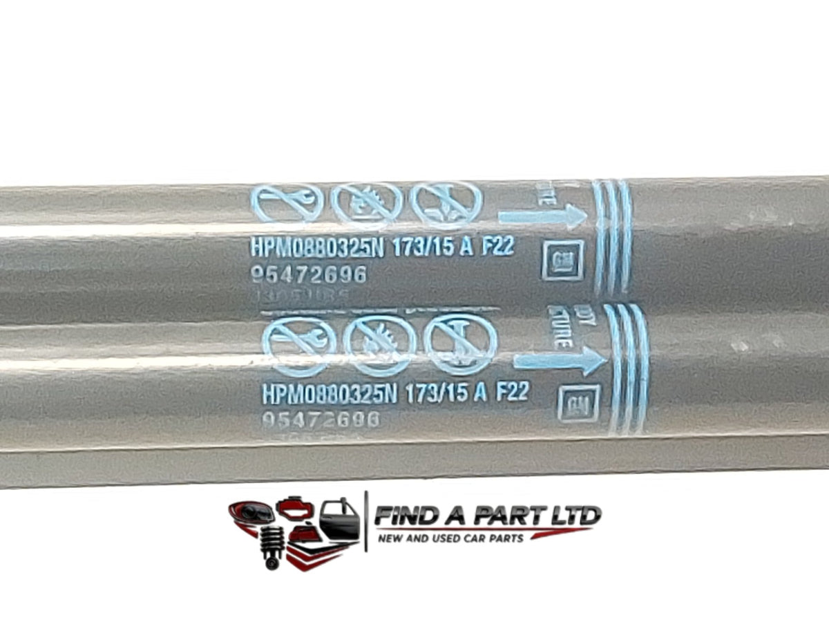 2015 Holden Cruze JH - tailgate strut pair PN: 95472696