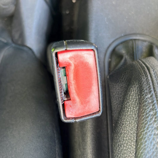 2008-2014 MINI Cooper R55 WMWML320X0TM93432 - Right Front Seat Belt Stalk PN: