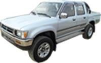 Oct 1988 to Sep 1997 - Toyota Hilux Cab & Chassis - Left Taillight