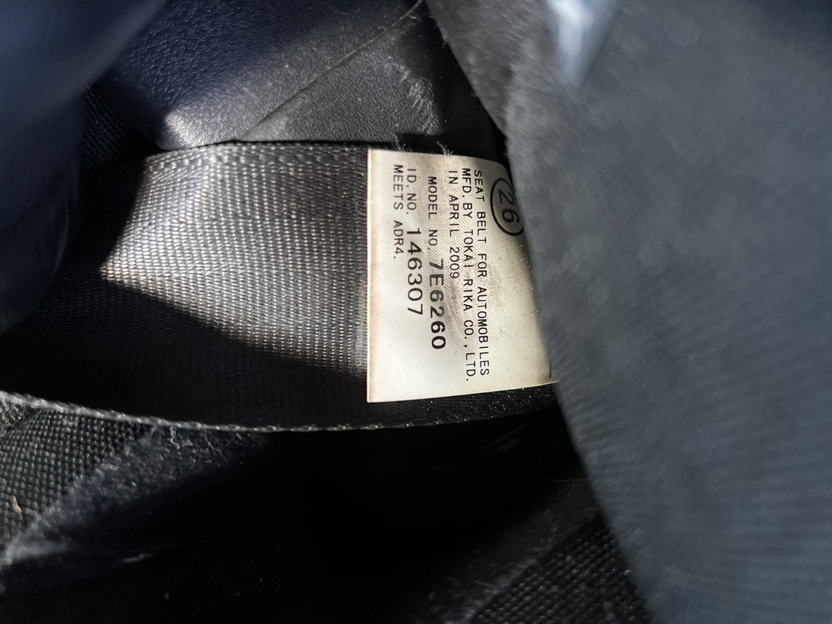 2009 Toyota Corolla JTNKU56E00109575 - Centre Seat Belt PN: