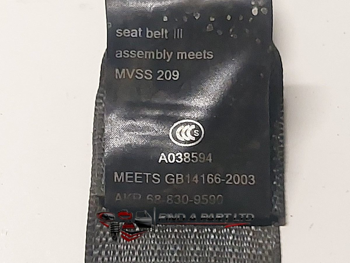2011 Holden Cruze JH - Left Rear Seat Belt PN: 68-830-9590