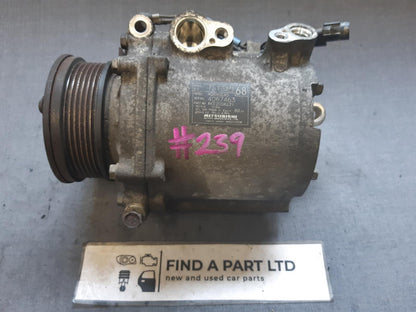 2007 Mitsubishi Outlander - A/C Compressor - ZG, 2.4, 11/06-06/08
