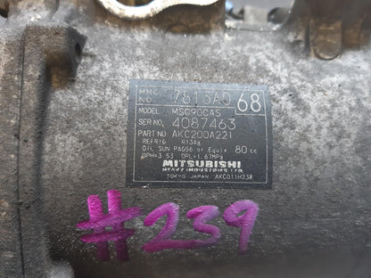 2007 Mitsubishi Outlander - A/C Compressor - ZG, 2.4, 11/06-06/08
