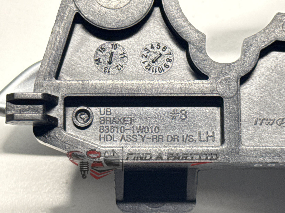 2014 Kia Rio JB - Left Rear Door Interior Handle PN: