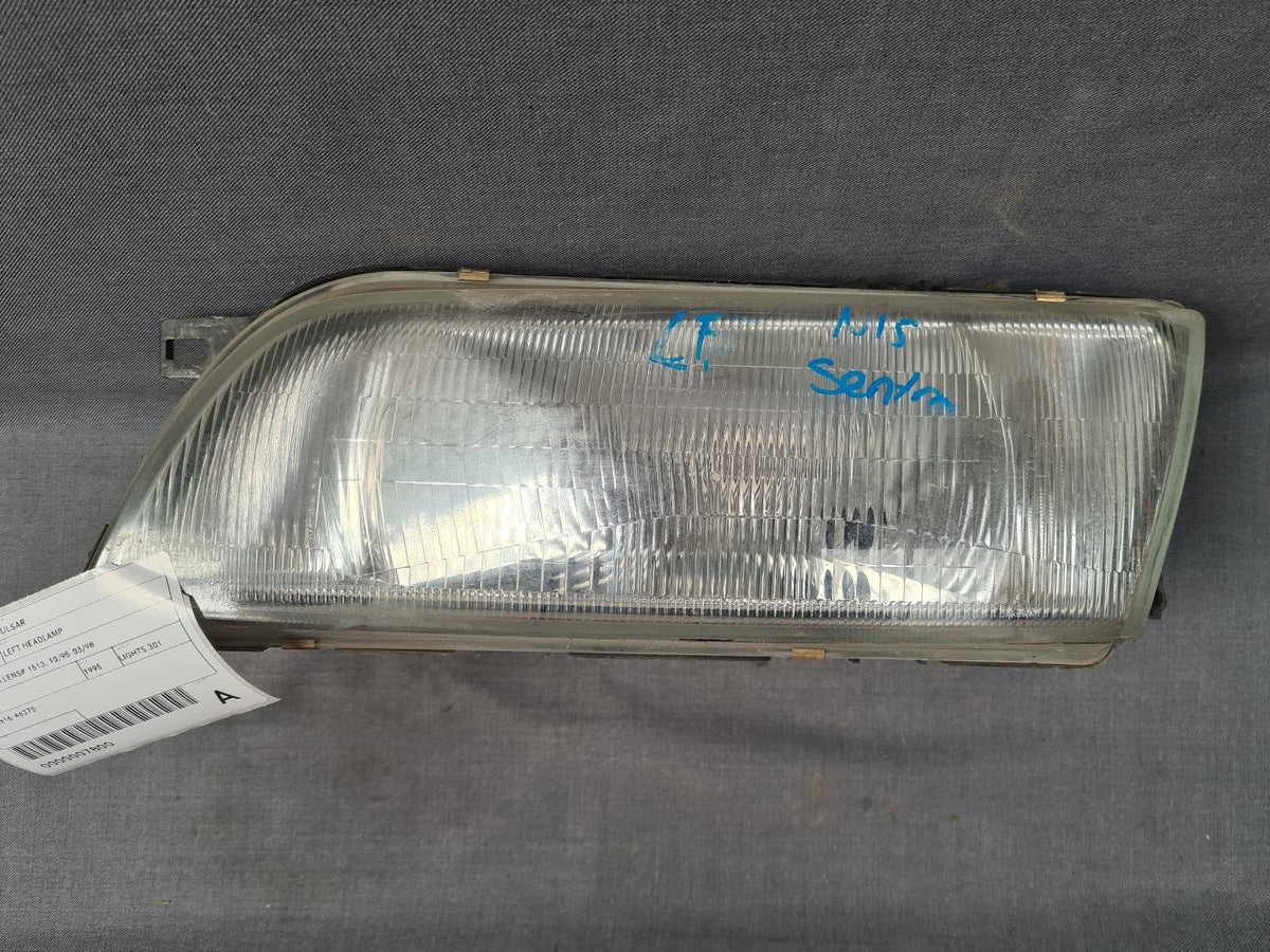 Oct 1995 to Mar 1998 - Nissan Pulsar N15 - Left Headlight - Ichikoh Lens# 1513