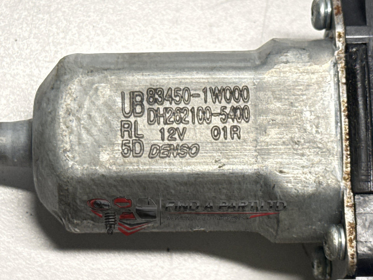 2014 Kia Rio JB - Left Rear Window Regulator/Motor PN: 83450-1EW000