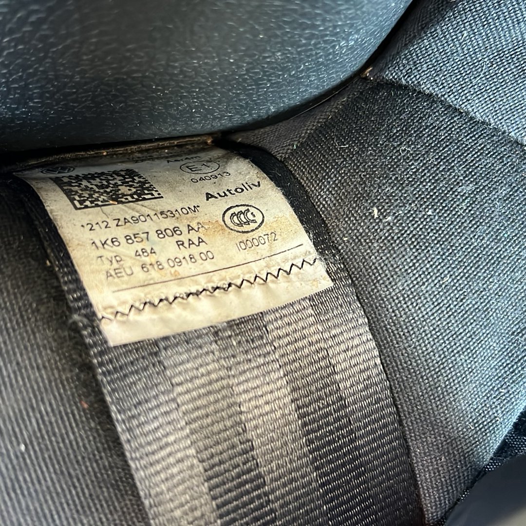 2004-2016 Volkswagen Golf- Seat Belt PN: