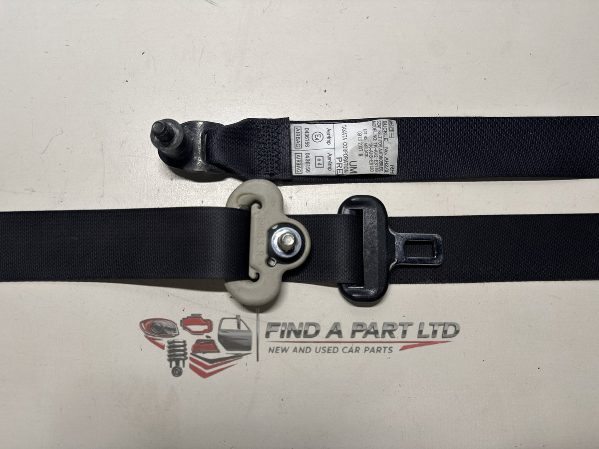 2008 Subaru Impreza GH - Right Front Seat Belt PN: TK-AH2-ES116, TK-AH2-ES130