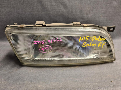 Oct 1995 to Mar 1998 - Nissan Pulsar N15 - Right Headlight - Ichikoh Lens# 1513