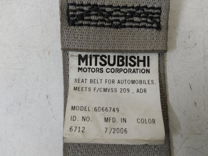 Nov 2006 to Sep 2009 - Mitsubishi Outlander ZG - Left Rear Seat Belt - Mid